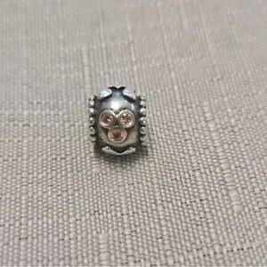 Pandora MOM Sterling Silver and 14k Retired Charm.